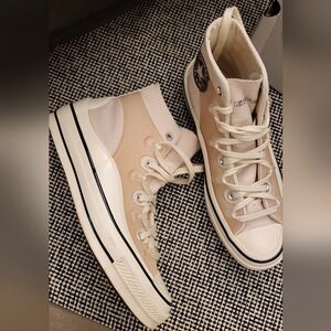 Kim Jones X Converse  Chuck 70 Utility wave high in Natural Sneakers M7.5 W9.5